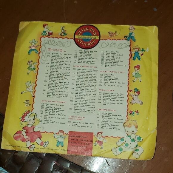 Vtg Peter Pan Records The World Owes Me A Living A Little Polly Parakeet Vinyl - Picture 3 of 7